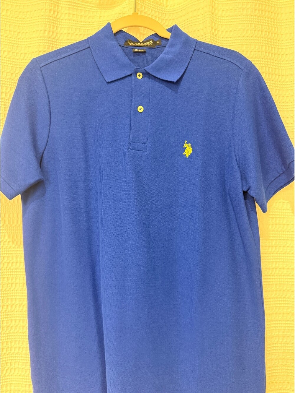 U.S. Polo Assn. Performance Pique Polo, Royal Blue, Size S